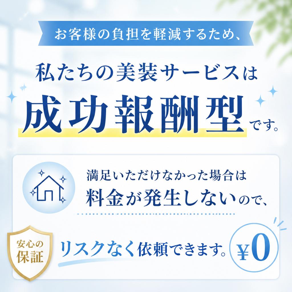 成功報酬型の安心プラン
