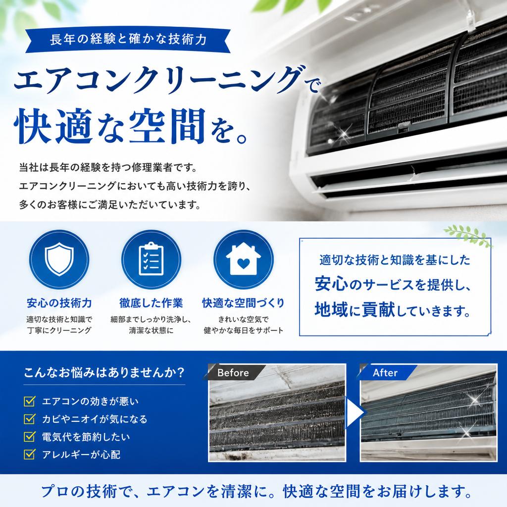 修理業者としての信頼性